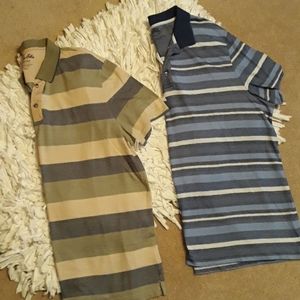 Tasso Elba collared polo golf shirts bundle